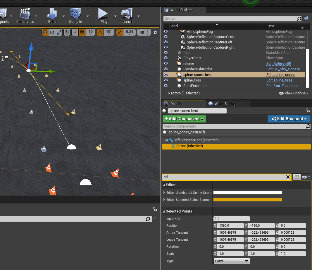 Spline Point Details